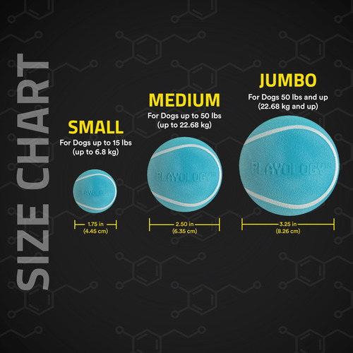 Chew Ball Playology Squeaky Para Perros, Con Aroma A Mantequ