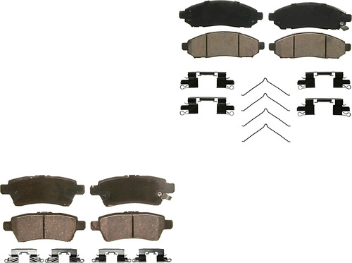 Jgo Balatas Cerámicas Delanteras Y Traseras Xterra 06/07
