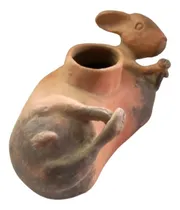 Comprar Artesanía Prehispánica Vasija Conejo, Barro