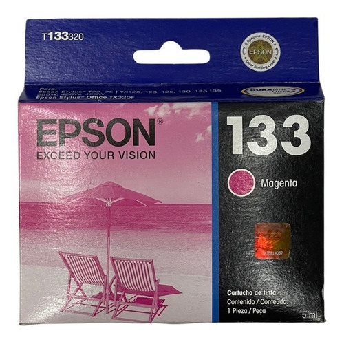 Cartucho Epson 133 Magenta Original