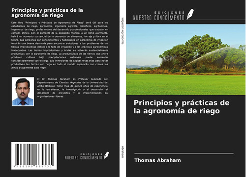 Libro: Principios Y Prácticas De La Agronomía De Riego (span