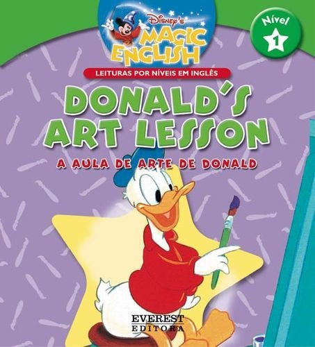Libro Donald's Art Lesson /a Aula De Arte De Donald: Nível 