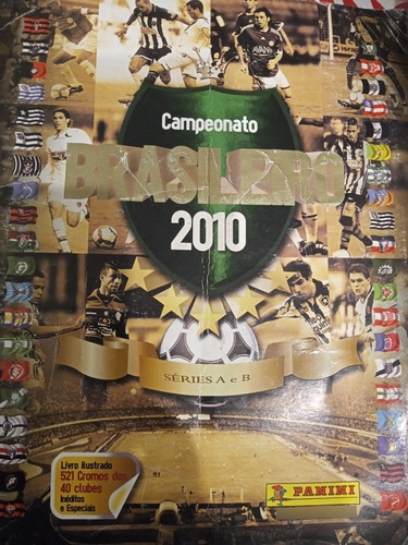 Albun Figurinhas Campeonato Brasileiro 2010 Imcompleto Barb