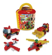 Comprar Blocky Balde Bloques Ladrillos Ciudad 100 Piezas Para Armar