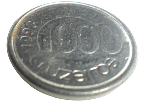 Moneda Brasil 1000 Cruzeiros 1993 Km#626