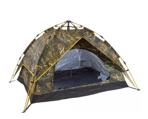 Carpa Para 4 Personas De Camping Para Verano De Camuflaje