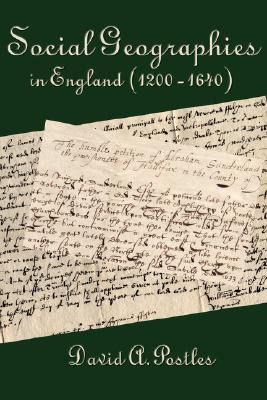 Libro Social Geographies In England (1200-1640) - Postles...