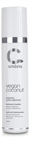 Kit Vegan Coconut Amavia Shampoo Condicionador Hidratação