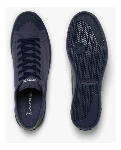 Tenis Casuales Lacoste Original Azul Para Hombre