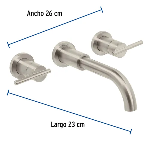 Mezcladora de online pared para lavabo