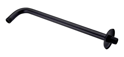 Tubo De Ducha Negro Redondo Bari