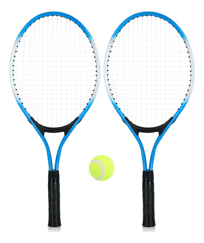 Cuerda Para Raquetas De Tenis Con Raqueta De Tenis, 2 Unidad