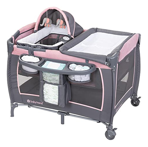 Baby Trend - Cuna Lil Snooze Deluxe Iii, Color Rosa - Cosco
