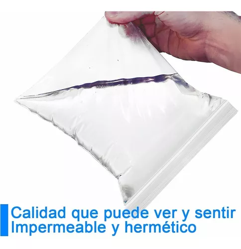 500 bolsas de plástico con cierre hermético a granel, 100 mm x 150 mm, clip  con cierre hermético -  México