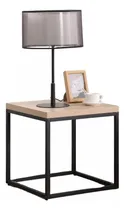 Comprar Mesa De Luz Jazak \u002F Tipo Industrial \u002F Diseño Moderno Minimalista \u002F Dormitorio \u002F Living \u002F Hierro Y Madera Mdf \u002F De Apoyo \u002F Mesita Ratona \u002F Auxiliar \u002F Multiuso \u002F Fácil De Armar \u002F Altura 50cm