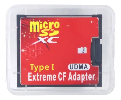 Adaptador Compact Flash Tipo I Cf Micro Sd