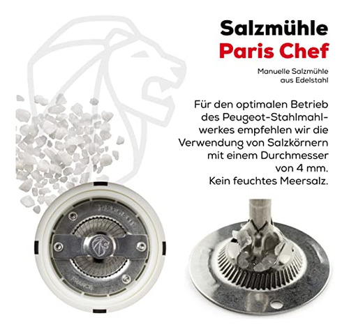 Peugeot Paris Chef U'select De Acero Inoxidable, 18 Cm, 7 Pu