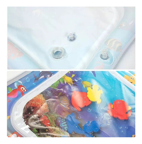 Estera Acuática Para Gatos Estera Agua Sensorial Con Peces