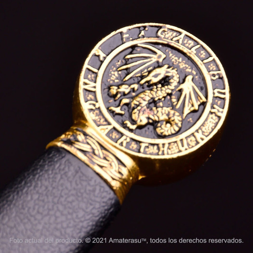 Imagen 5 de 10 de Espada Cuchillo Daga Mini Excalibur Abre Carta Templarios