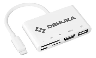 Adaptador Usb Hdmi Sd Memoria Compatible Con iPad Y iPhone