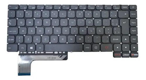 comprar Teclado Para Notebook Positivo Motion Gray Q4128c-s Cinza Br