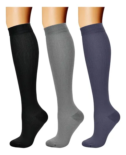 Medias Calcetines De Compresión Unisex Varices 15-20 Mm Hg