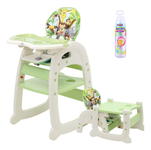 Silla De Comer Para Bebe Asiento Reclinable Cinturón De 5