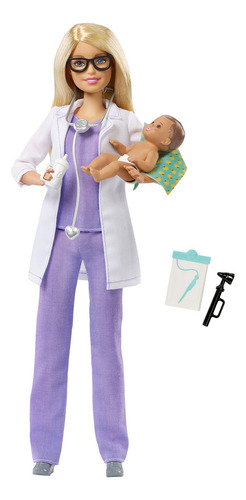 Barbie Baby Doctor Doll & Playset