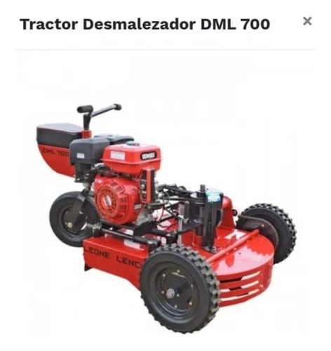 Mini Tractor Cortacésped Desmalezadora Motor 16hp Nacional
