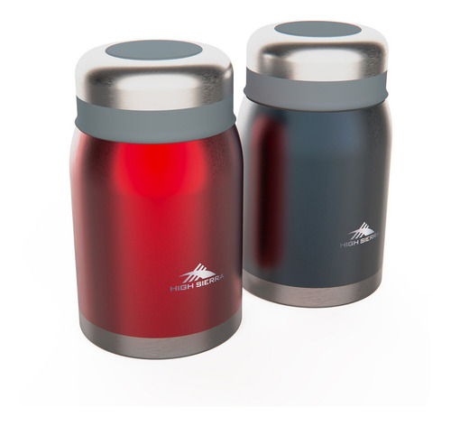 2 Termos Para Alimentos Acero Inoxidable High Sierra