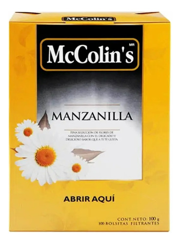 Mc Colin's Infusión Manzanilla 100 Bolsitas