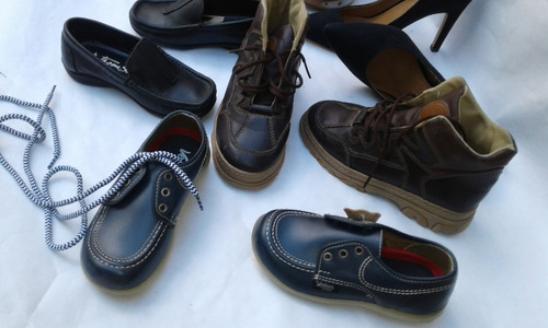 Tacones Altos En Piel Y Sandalias.