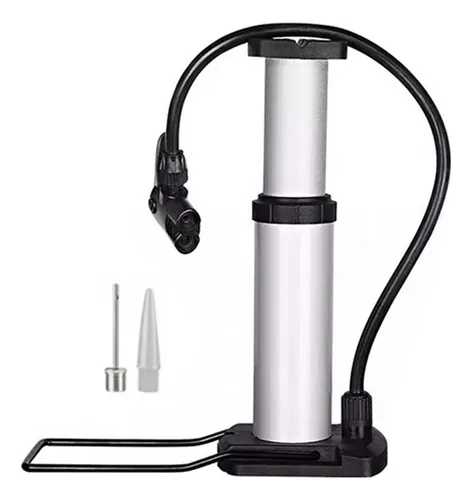 Inflador De Pie Bomba Aire Moto Bicicleta Llantas Mini
