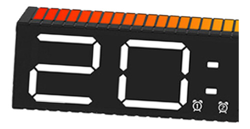 Reloj Digital Sensores De Sonido Dinámicos De Digital
