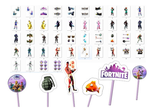 Topper Y Tagas De Fortnite Para Imprimir