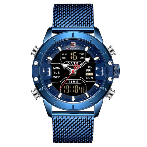 Imagen 1 de 6 de Naviforce 9153 Reloj De Cuarzo Para Hombre Calendario De