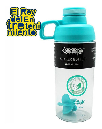 Imagen 3 de 7 de Keep Botella Shaker P/batidos Deporte Ciclismo - El Rey