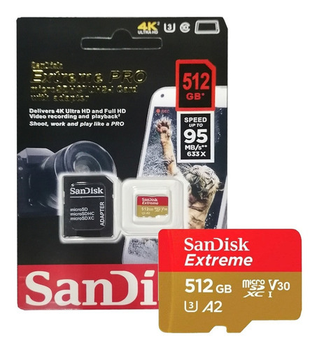 Memoria Para Celular Micro Sd Sandisk 512gb