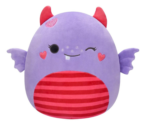 Peluche Squishmallows Atwater Monstruo Corazón 30cm Original