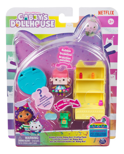 Conjunto de móveis Gabby's Dollhouse Gabby - Baby Box