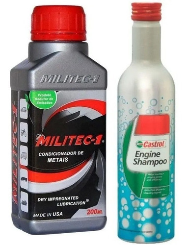 Militec + Shampoo Engine Castrol 