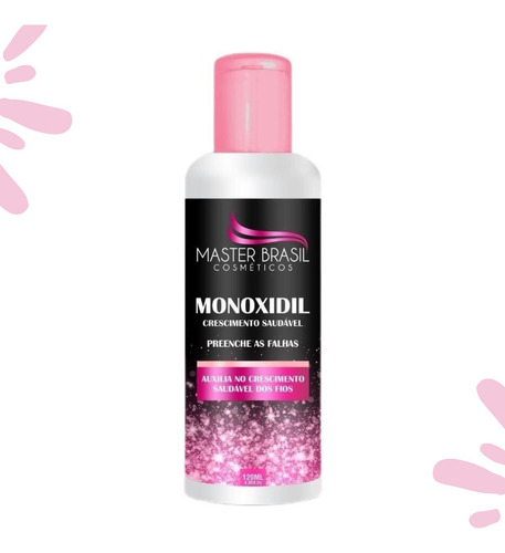 Serum Monoxidil Feminino Crescimento Cabelo Antiqueda 120ml