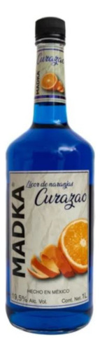 Pack De 4 Licor Madka Curazao De Naranjas 1 L
