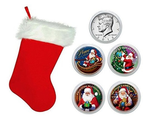 Tesoros De La Moneda Americana Santa Coin Colección Qyzqo