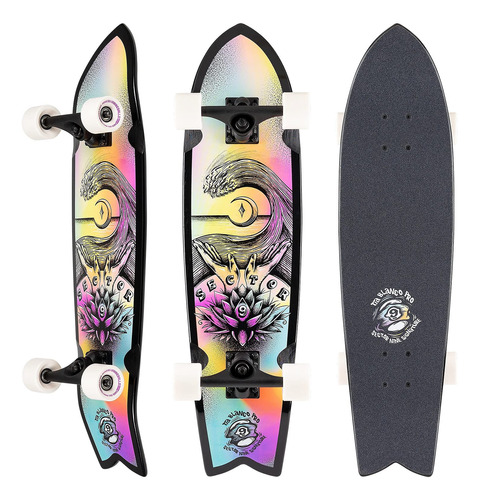 Sector 9 Patineta Completa Unisex Tolva Barril Pelo Adulto