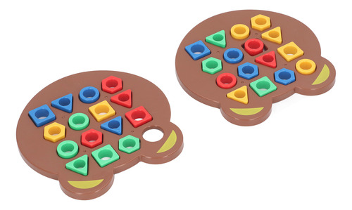 Juego De Combinación De Formas, 2 Piezas, Tablas De Rompecab