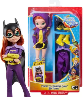 Boneca 2 Em 1 Dc Super Hero Girls Batgirl Mattel
