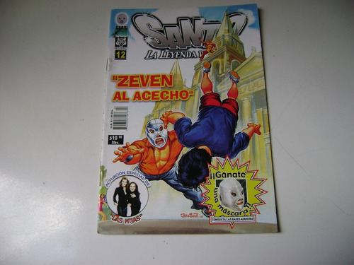 Santo La Leyenda De Plata #12 2005 Comic Cuento