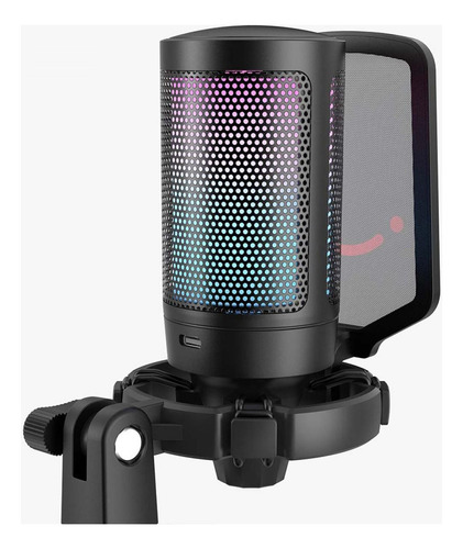 Micrófono Articulado Fifine A6t Rgb Plug Play Ampligame