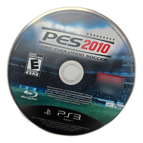 Pro Evolution Soccer 2010 / Pes 2010 - Ps3 Físico